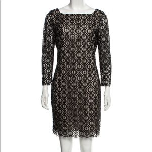 Diane Von Furstenberg Lace Pattern mini dress